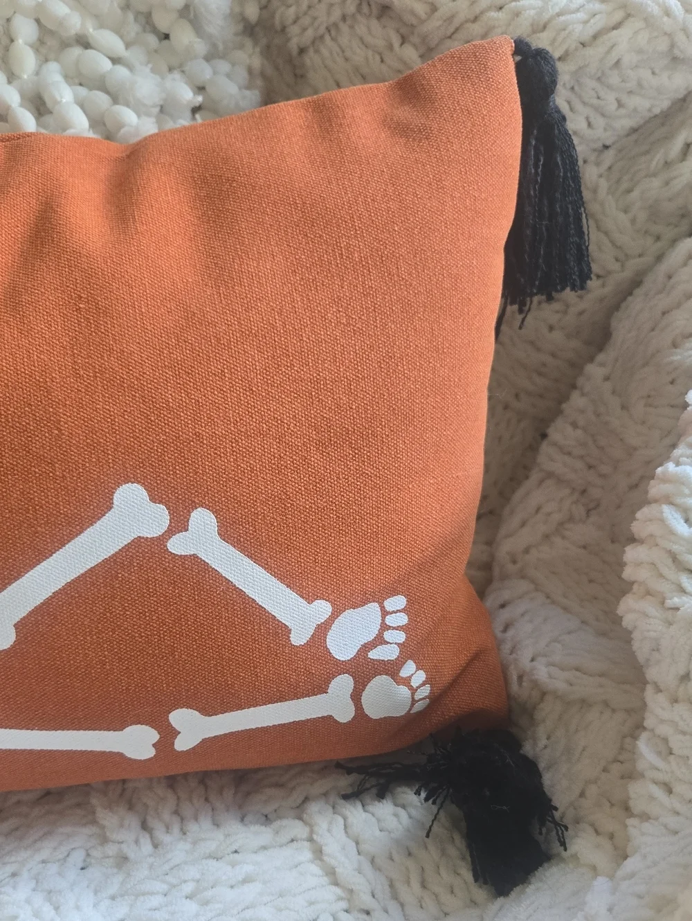 Halloween Skeleton Pillow